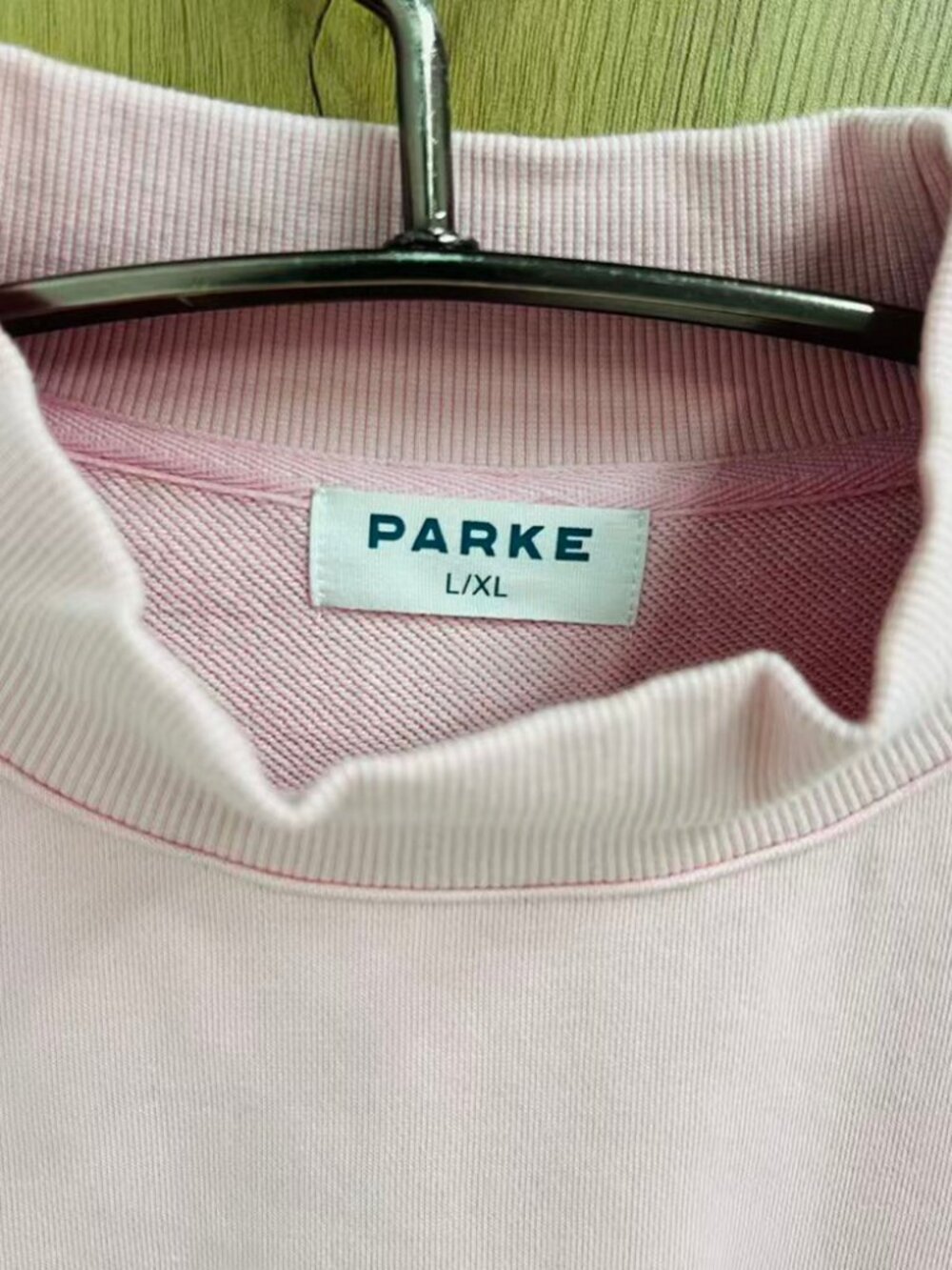 PARKE Pink Mock Neck Sweatshirt - Picture 5 of 7